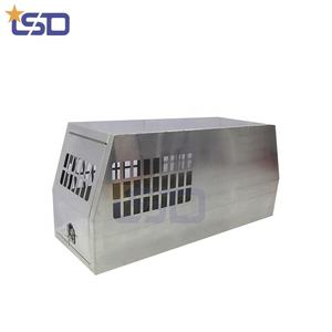 Aluminium checker plaat legering ute hond bed met luifel gereedschapskist - Product Image 4