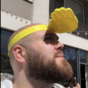 Chapeau de soleil imprimé 3D en forme de palmier, bandeau amusant en forme de palmier, protection solaire – Nouveauté transfrontalière très prisée - Product Image 4