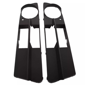 2 uds parachoques delantero luz antiniebla rejilla parrilla cubierta 51117049244 51117049243 BM1039109 BM1038109 para 2004-2007 <span class=keywords><strong>BMW</strong></span> 525 530i 525i - Product Image 1