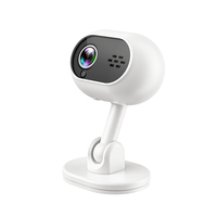 A4 kamera keamanan rumah interkom dua arah CCTV cerdas Mini PTZ nirkabel rotasi 1080 derajat WIFI 360 p HD kualitas tinggi