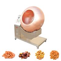Machine à film de sucre de haute qualité, machine de revêtement alimentaire, mini sucre, miel, arachide, pacan, noix et rôtissoire