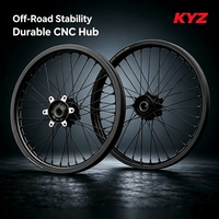 Ensemble de roues complètes Supermoto KYZ Sur-Ron Ultra Bee 21/18/19 pouces, moyeux en alliage d'aluminium anodisé, jantes à rayons, moto électrique tout-terrain