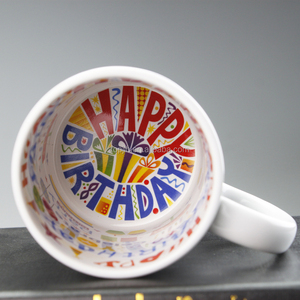 Topjlh - Taza <span class=keywords><strong>de</strong></span> Cerámica Blanca <span class=keywords><strong>de</strong></span> 11 oz con Impresión Interior para <span class=keywords><strong>Cumpleaños</strong></span>, Taza <span class=keywords><strong>de</strong></span> Café Blanca para Sublimación, para Regalos Promocionales <span class=keywords><strong>Personalizados</strong></span> al por Mayor - Product Image 2