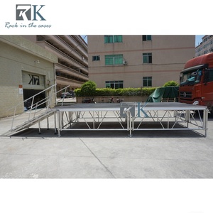 Ferias comerciales Escenario móvil desmontable de aluminio para suministro de eventos - Product Image 6