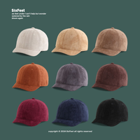 Casquette Dad Hat en Faux Daim Personnalisable avec Logo, 6 Panneaux, Toucher Doux, Style Vintage pour Cadeaux d'Entreprise et Événements Promotionnels d'Équipe