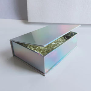 カスタム化粧品スキンケア包装ギフトボックスシルバーペーパーボックス美容ウィッグエクステンション製品レッドブルーシルバーグレーメーリングボックス - Product Image 6