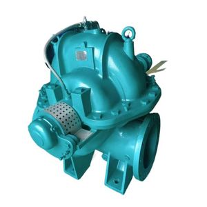 Pompe à eau à double aspiration horizontale à grand débit sans surcharge avec certificat CE pour l'ingénierie de la conservation de l'eau et le drainage - Product Image 3