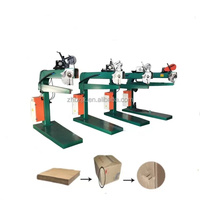ZHENHUA-GDJ Semi Auto Boîte Manuelle Agrafeuse Couture Carton Fabrication Carton Emballage Manuel Double Servo Moteurs Stitcher Machine