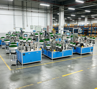 Machine de fabrication de charnières de meubles hydrauliques entièrement automatique contrôlée par PLC avec moteur et moteur Garantie 1 an Ligne de production