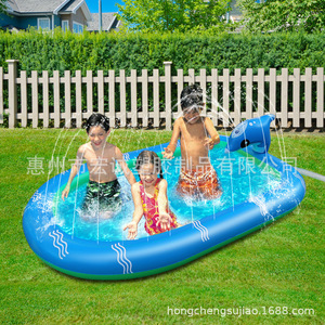 Piscine gonflable pour enfants en forme de dauphin, 110x90cm, 170x110cm, pour usage extérieur et jeux à domicile - Product Image 5