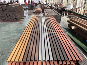 Tường ốp WPC bên ngoài ngoài ngoài trời Composite bên ngoài WPC tường ốp tấm ngoài trời nhôm tường ốp - Product Image 3