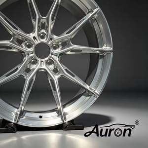 ล้ออัลลอยด์อะลูมิเนียมฟอร์จ Auron ขนาด 5.5x17 ดีไซน์ลายหลายก้านแบบขัดเงา สำหรับรถยนต์นั่งส่วนบุคคล ใช้สำหรับอัพเกรดล้อแบบดัดแปลง - Product Image 1