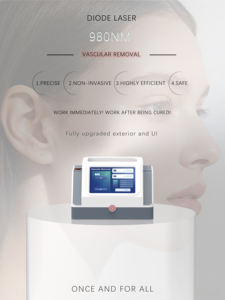 Máquina Láser de Diodo Multifuncional de 980nm para Eliminación de Hongos en las Uñas, Eliminación Vascular y Fisioterapia - Product Image 4