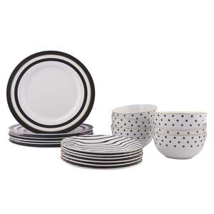 Set di stoviglie in ceramica dipinta OEM personalizzato <span class=keywords><strong>piatti</strong></span> <span class=keywords><strong>piatti</strong></span> ciotole Set di stoviglie <span class=keywords><strong>da</strong></span> cucina <span class=keywords><strong>da</strong></span> 18 pezzi <span class=keywords><strong>servizio</strong></span> per <span class=keywords><strong>6</strong></span> - Product Image 5