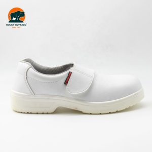 Rocky Buffalo Adjustable <strong>Velcro</strong> Safety <strong>Shoes</strong> White Steel Toe Cap Women <strong>Men</strong> Work Safety <strong>Shoes</strong> - Product Image 5