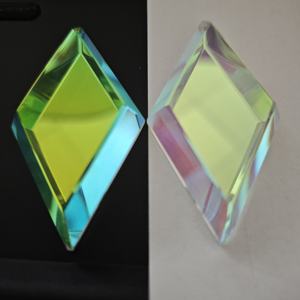 Série DB RB, biseaux <span class=keywords><strong>de</strong></span> porte dichroïques, biseaux étoilés personnalisés, verre facetté irisé arc-en-ciel, verre teinté biseauté, carreaux <span class=keywords><strong>de</strong></span> verre chanfreinés - Product Image 2