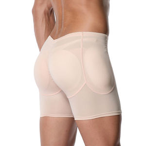 Calzoncillos bóxer para hombre, negros, acolchados, realzadores de glúteos, moldeados, tipo boyshort, tallas S-6XL - Product Image 6