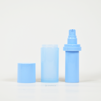 Flacon pompe sans air en PP au design moderne et élégant, 30 ml, 50 ml, emballage cosmétique haut de gamme pour nettoyant visage