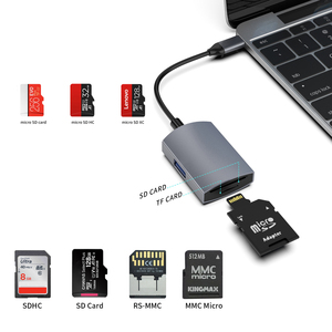 1 <span class=keywords><strong>SD</strong></span> 480 Mbps 1 TF 480 Mbps 1 USB-A 3.0 5 Gbps đầu đọc thẻ truyền dữ liệu Loại C Đầu đọc thẻ - Product Image 5