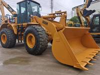 Chargeuse sur pneus Caterpillar 966H d'occasion de haute qualité, d'origine japonaise, puissante, avec système hydraulique, équipement de chargeuse sur pneus Cat 966H.