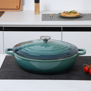 <span class=keywords><strong>Set</strong></span> di pentole leggere in alluminio smaltato in ceramica <span class=keywords><strong>Set</strong></span> di scaldavivande antiaderente pentola olandese casseruola natalizia - Product Image 1