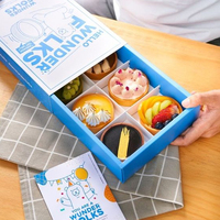 Boîte d'emballage en papier tiroir pour mini-cupcakes, gâteaux, œufs et tartes aux fruits, avec logo personnalisé, échantillon gratuit, vente en gros d'usine à prix abordable