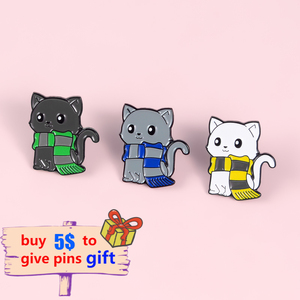 Rinhoo Tier Set Pins Einhorn Nilpferd Schwein Panda Katze Hund Kaninchen Broschen Abzeichen Spaß Freunde Geschenke Pins für Rucksäcke - Product Image 4