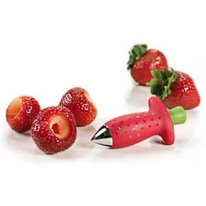Éplucheur de fraises K681, éliminateur de feuilles de fruits, lame en acier inoxydable, compatible lave-vaisselle, outil de cuisine pour tiges de tomates, en plastique - Product Image 2