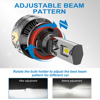 NAOEVO Système d'éclairage automobile P1 140W 16800lm ampoule de phare led h4 6500k accessoires de lumière LED de voiture projecteur LED phare