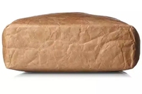Sac fourre-tout personnalisé en papier Tyvek Dupont recyclé, écologique, réutilisable, noir, marron, imperméable, avec fermeture éclair, certifié ISO9001