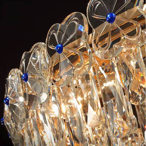 Lustres à LED en cristal nordique de décoration d'éclairage de mariage d'intérieur moderne de luxe européen - Product Image 4