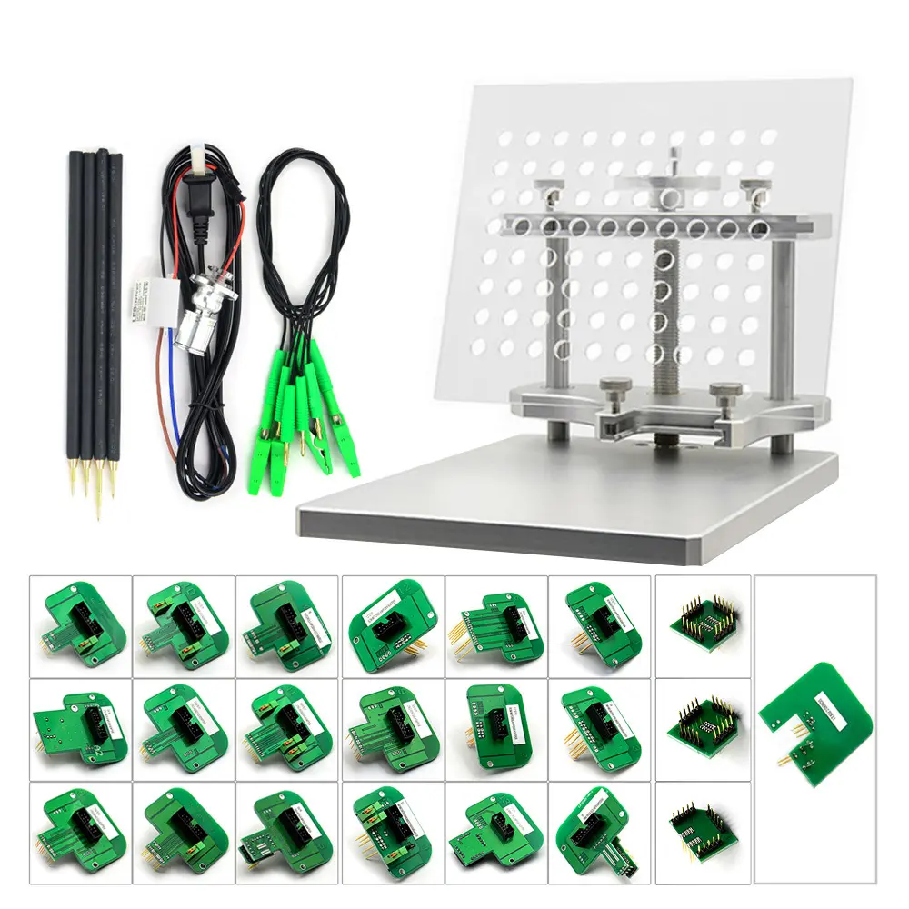 LED BDM Frame metallo acciaio inossidabile 2 IN 1 sonda BDM 22 pezzi adattatori telaio BDM per strumento programmatore ECU FGTECH V54 K-Suite V2.80