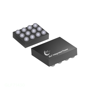 Componentes Gestión electrónica de energía (PMIC) 12 UFBGA WLCSP GLF71430 Canal del fabricante - Product Image 1