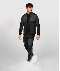 Sweat à capuche de fitness pour hommes avec logo personnalisé Sweats à capuche de gym à manches longues à séchage rapide fabriqués en usine par OEM - Product Image 2