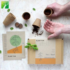 Hot bán của riêng bạn Húng Quế Ba nhà máy công cụ vườn phát triển công cụ thiết lập Kit thảo mộc phát triển Kit người trong nhà phát triển - Product Image 2