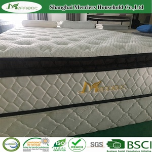 Sang Trọng bộ nhớ bọt mùa xuân Nệm 3D dệt kim vải vải Bìa Quilting Bìa Túi mùa xuân Nệm thoải mái giường - Product Image 6