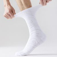Chaussettes de basketball personnalisées pour hommes, épaisses, avec coussinets en tissu éponge, absorbant les chocs, antidérapantes, respirantes, en polyester-coton, chaussettes de sport OEM