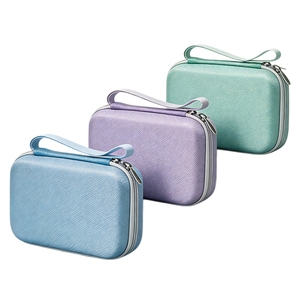 Estuche de Viaje para Diabéticos Resistente al Agua y a los Golpes, Carcasa Rígida de EVA, Forro de Terciopelo y Tela Oxford, para Viajes de Negocios y al Aire Libre, para <span class=keywords><strong>Glucómetro</strong></span> - Product Image 1
