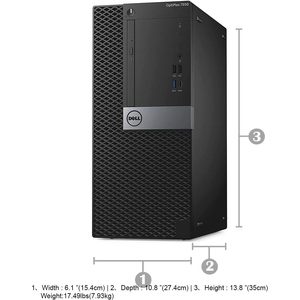 เดลล์ ออปติเพล็กซ์ 7050 เดสก์ท็อป อินเทล คอร์ ไอ7 แรม 32GB 1TB NVMe SSD คอมพิวเตอร์ธุรกิจแบบทาวเวอร์ วินโดวส์ 11 - Product Image 3