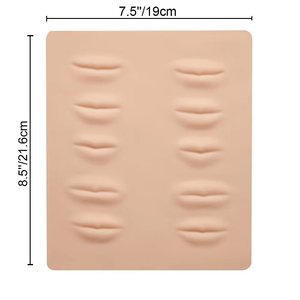 Piel de Silicona 3D para Práctica de Maquillaje de Cejas, Labios y Delineador de Ojos, para Principiantes en PMU - Product Image 3