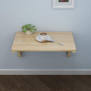Flottant Fixé Au mur de Bureau Multi-usages En Bois Abattant Table À Manger pour Appartement Dortoir Café <span class=keywords><strong>Bar</strong></span> Cuisine - Product Image 5