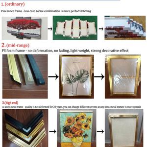 Impresión 3D de Artículos para el Hogar, Reproducción de Van Gogh, Serie Campos de Trigo, Pintura al Óleo sobre Lienzo - Product Image 6