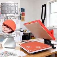 Presse à chaud manuelle 40x60cm (16x24 po) avec base en aluminium haute pression européenne pour transfert par sublimation sur T-shirts 220V/110V pour atelier
