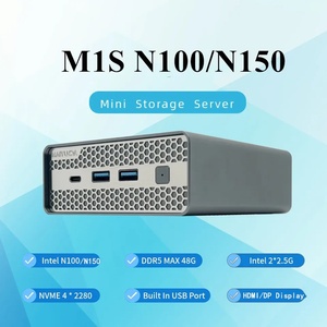 Maiyunda M1s 4-bay mini NAS lưu trữ máy chủ M.2 NVMe PCIe 3.0x1 DDR5 Quad Core Intel N100 N150 Mini <span class=keywords><strong>PC</strong></span> cho nhà công nghiệp sử dụng - Product Image 3