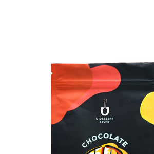 Nắp kéo mờ đáy phẳng bao bì bột túi in kỹ thuật số đóng gói túi với dây kéo - Product Image 3