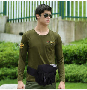 Sac banane en nylon pour homme, idéal pour la randonnée, le sport, la chasse, l'escalade et le camping, avec compartiment pour bouteille d'eau et téléphone – Vente en gros - Product Image 1