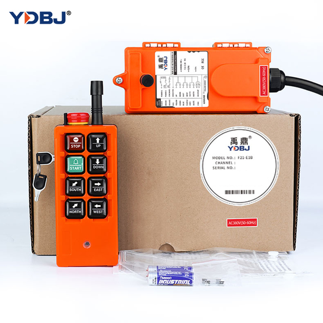 With Safety Lock F21-E1B High Quality Electric Hoist Wireless Remote Control Crane Use Wireless Remote Control