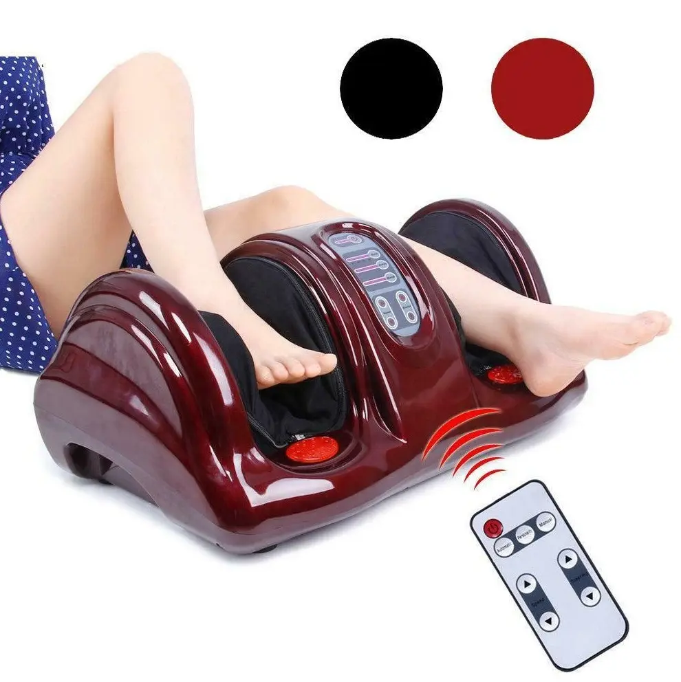 Ayak masajı elektrikli shiatsu ayak masajı basınç ısıtma çok fonksiyonlu ayak masajı makinesi spa