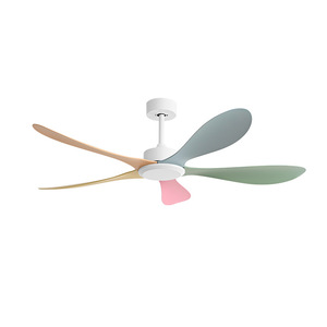 <b>Ceiling</b> <b>Fan</b> With Colorful Blades Dc Motor Quiet Design For Home Living Room Office Kindergarten Use - Product Image 3