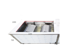 Laveuse à ultrasons à deux bacs CANDOSONIC 192L avec roulettes pour un nettoyage supérieur des composants délicats et de précision - Product Image 5